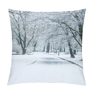 Personality  Forest Trees Nature Snow Wood Backgrounds Pillow Covers