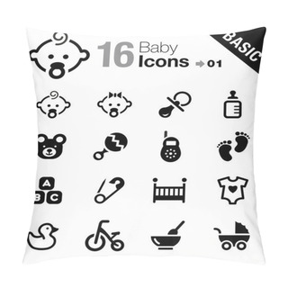 Personality  Basic - Baby Icons Pillow Covers