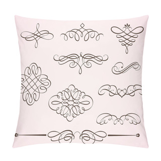 Personality  Swirling Flourishes Elements Pillow Covers