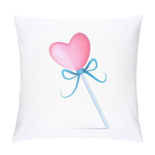 Personality  Illustration Of Isolated Heart Candy Pillow Covers