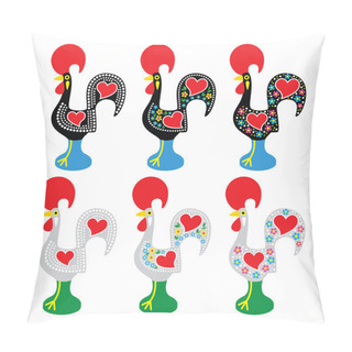 Personality  Portuguese Rooster Of Barcelos - Galo De Barcelos Icons Pillow Covers