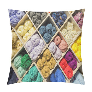 Personality  Different Colors Wool Balls Pillow Covers
