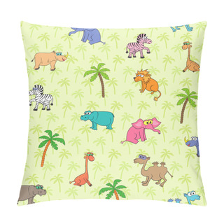 Personality  Seamless Different Animal Pattern Pillow Covers