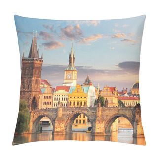 Personality  Prague - Charles Bridge, Czech Republic Pillow Covers