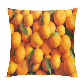 Personality  Orange Tangerine Background  Pillow Covers