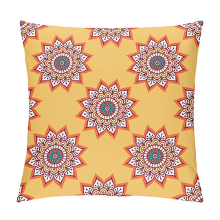 Personality  Ethnic Floral Seamless Pattern Pillow Covers