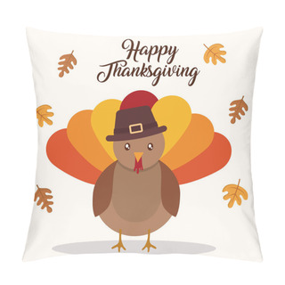 Personality  Happy Thanksgiving Design Pillow Covers