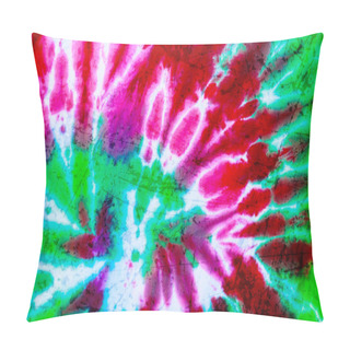 Personality  Creative Double Exposure Grung Texture With Tie Dye Textile Pillow Covers