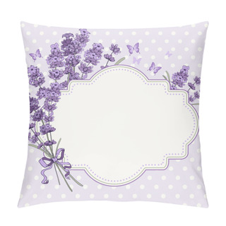 Personality  Lavender Card Pillow Covers