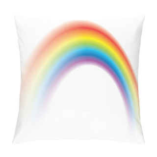 Personality  Vivid Vector Colorful Rainbow Shining Blurred Pillow Covers
