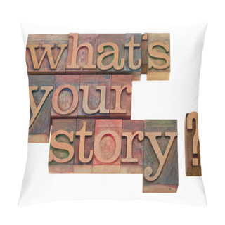 Personality  What Is Your Story Question Pillow Covers