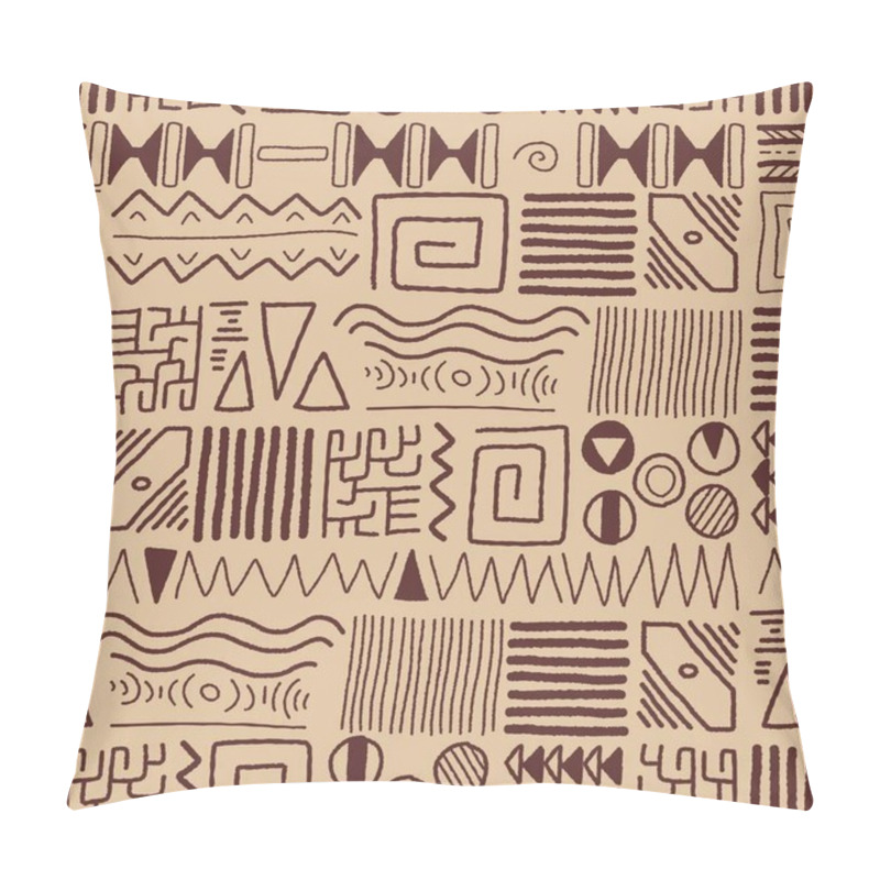 Personality  Africa style - vector illustration pillow covers