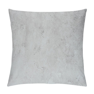 Personality  Top View Of Grungy White Concrete Wall For Background Pillow Covers