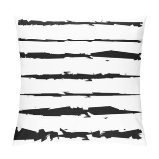 Personality  Grungy, Brush Strokes Pillow Covers