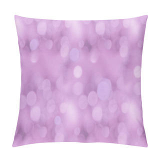 Personality  Pink Bokeh Texture Pillow Covers
