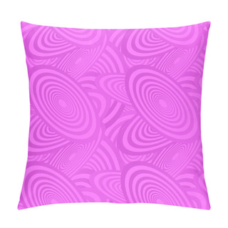 Personality  Purple Seamless Oval Pattern Background Pillow Covers
