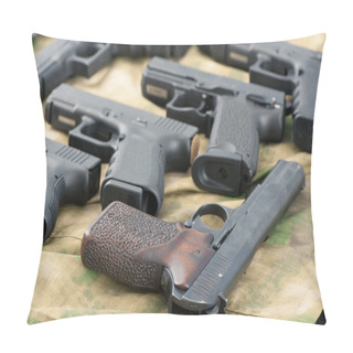 Personality  Set Of Different Guns Pillow Covers