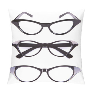 Personality  Cat Eyes Shaped Retro Glasses Pillow Covers