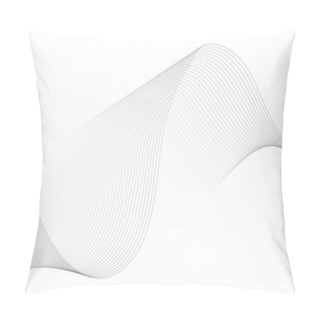 Personality  Abstract Background With Parallel Lines. Futuristic Technological Background. Creates The Effect Of An Optical Illusion. Pillow Covers