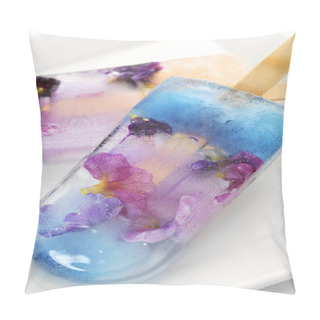 Personality  Homemade Edible Flower Ice Pop, Popsicle Pillow Covers
