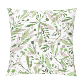 Personality  Watercolor Seamless Botanical Pattern Pillow Covers
