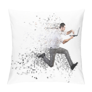 Personality  Fast Internet Connection Concept Pillow Covers