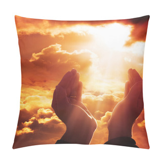 Personality  Prayer To Heaven - Faith Concept Pillow Covers