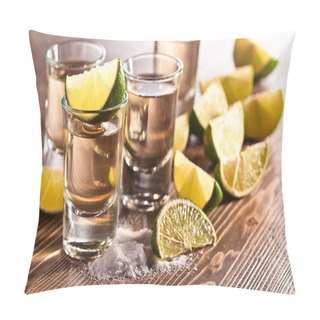 Personality  Tequila With Salt And Lime  Pillow Covers