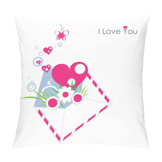 Personality  I Love You Letter Pillow Covers