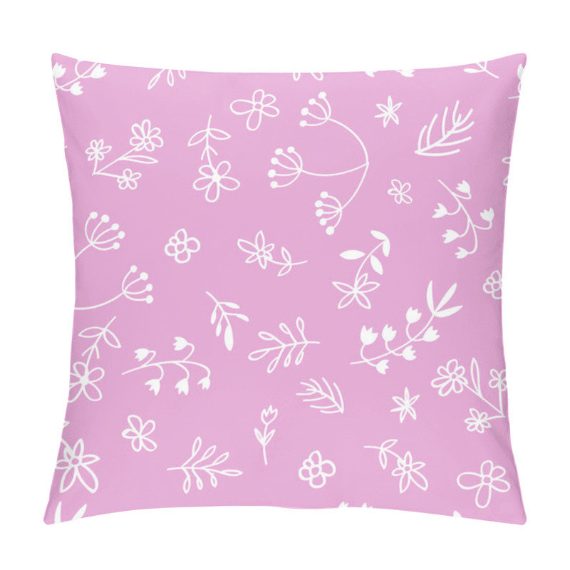 Personality  Vector hand drawn doodle flower seamless pattern pillow covers