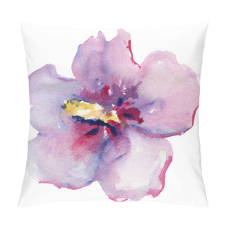 Personality  Exotic Purple Hibiscus Flower. Pillow Covers