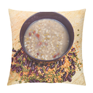 Personality  Mess Of Pottage In Bowl And Beans Blend On Plate Pillow Covers
