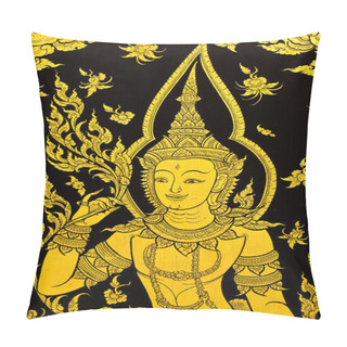 Personality  Thai Line Art Pillow Covers