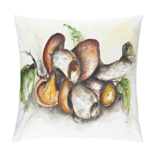 Personality  Wild Forest Mushrooms Pillow Covers