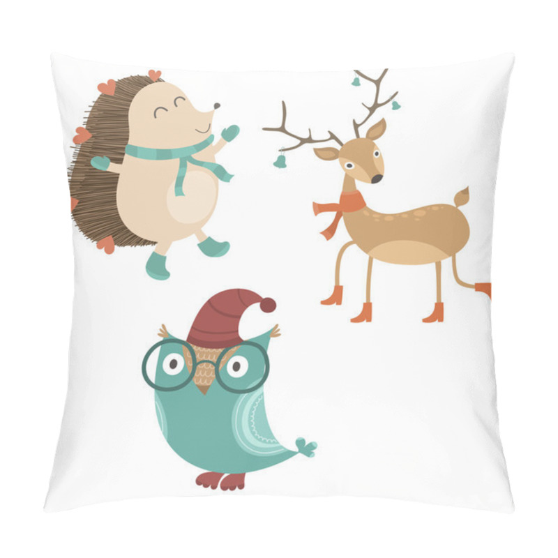 Personality  christmas seamless pattern  pillow covers