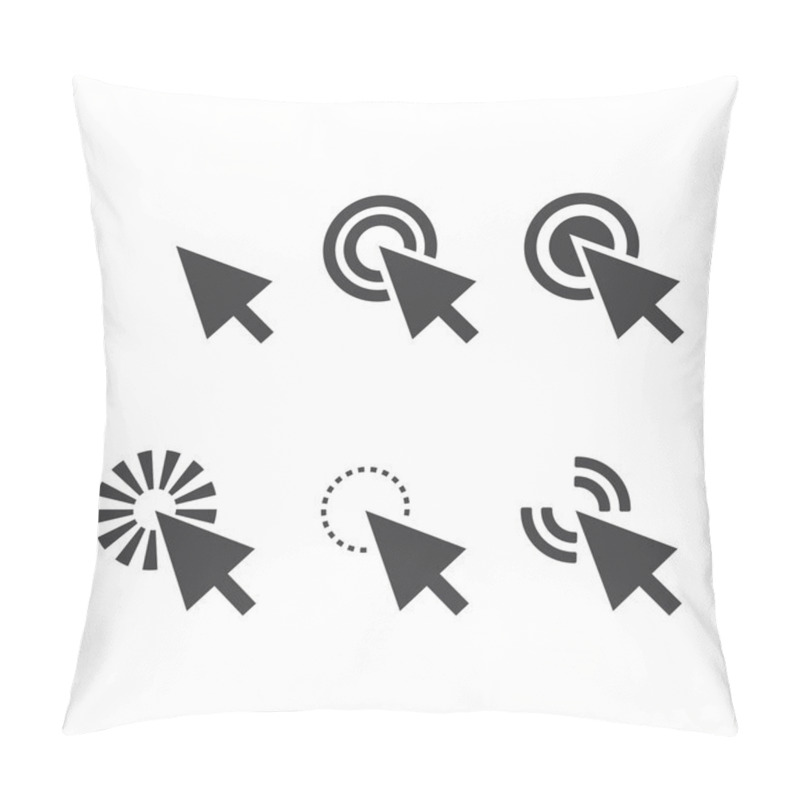 Personality  Click Icon Pillow Covers