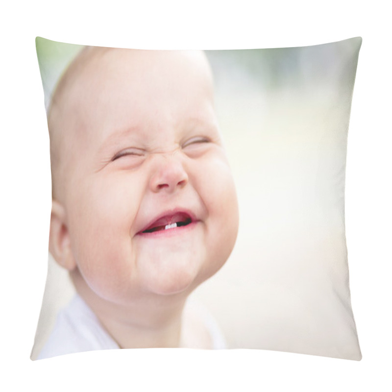 Personality  Smiling Cute Baby Pillow Covers