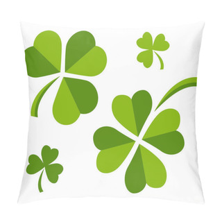 Personality   Seamless Texture With Clovers Pillow Covers
