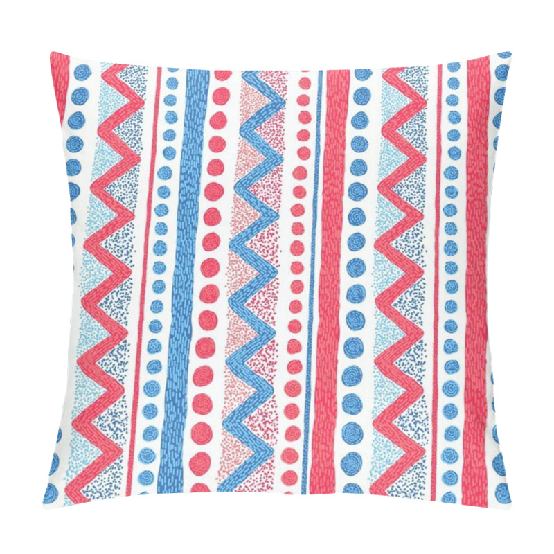 Personality  Seamless geometric pattern. Ethnic and tribal motifs. Print in t pillow covers