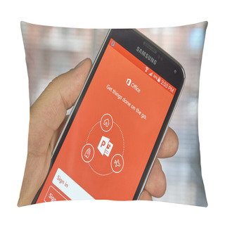 Personality  Microsoft Office Power Point Mobile App Pillow Covers