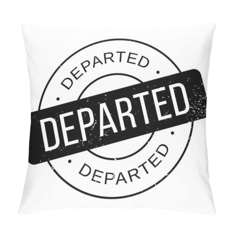 Personality  Departed rubber stamp pillow covers
