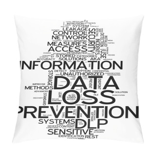 Personality  Word Cloud Data Loss Prevention Pillow Covers