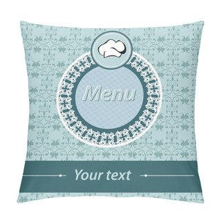 Personality  Retro Style Frame Vector Illustration   Pillow Covers