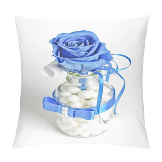 Personality  Blue Rose Gift Pillow Covers