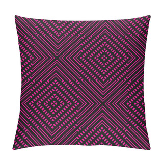 Personality  Square Line Pattern Background Pillow Covers