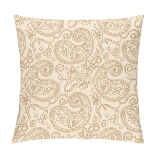 Personality  Paisley Seamless Vector Pattern Pillow Covers