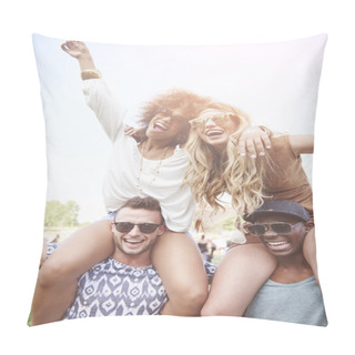 Personality  Friends On Music Festival Pillow Covers