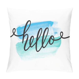 Personality  Hello Vector Lettering Pillow Covers