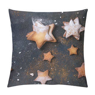 Personality  Shortbread Star Shape Sugar Cookies Pillow Covers