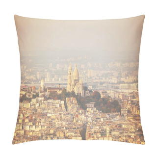 Personality  Aerial View Of Paris Pillow Covers